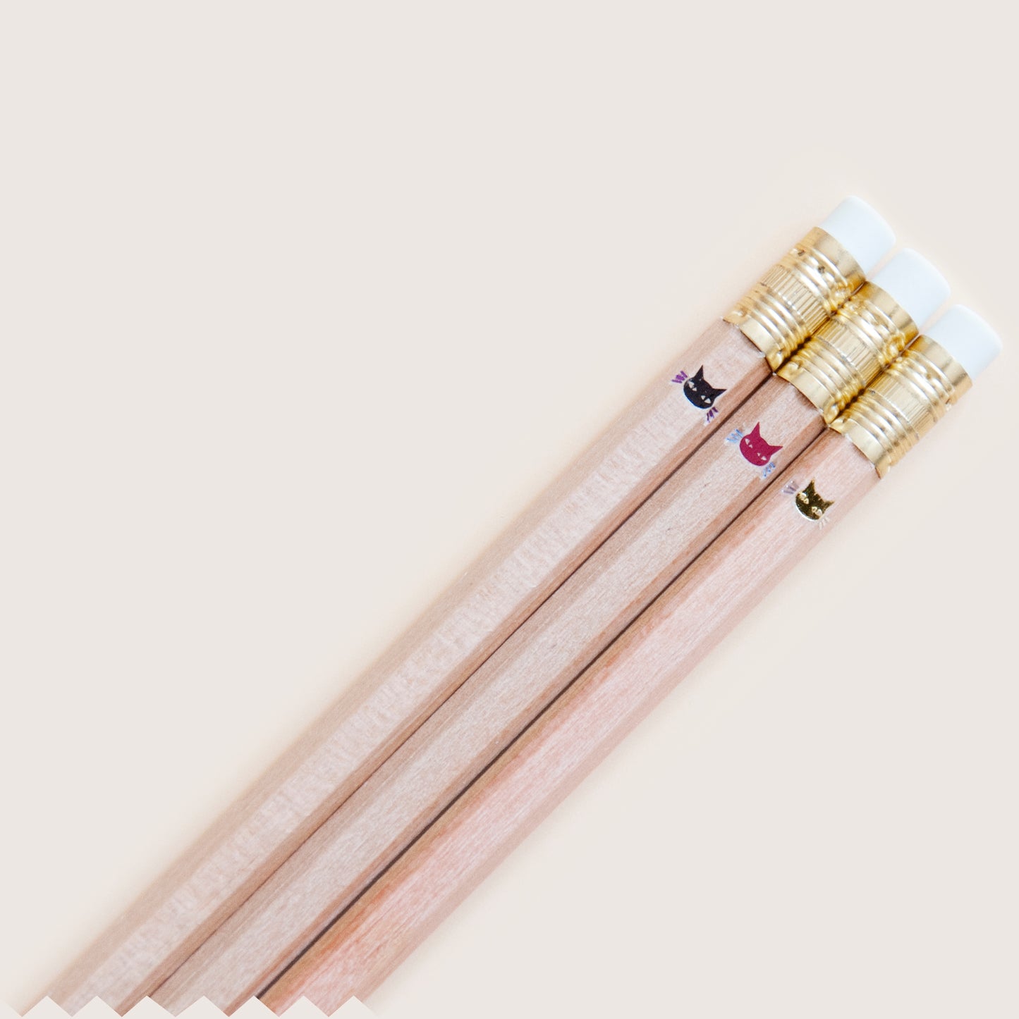 Mr. Whiskers Kitty Cat pencil set, hand made in Toronto